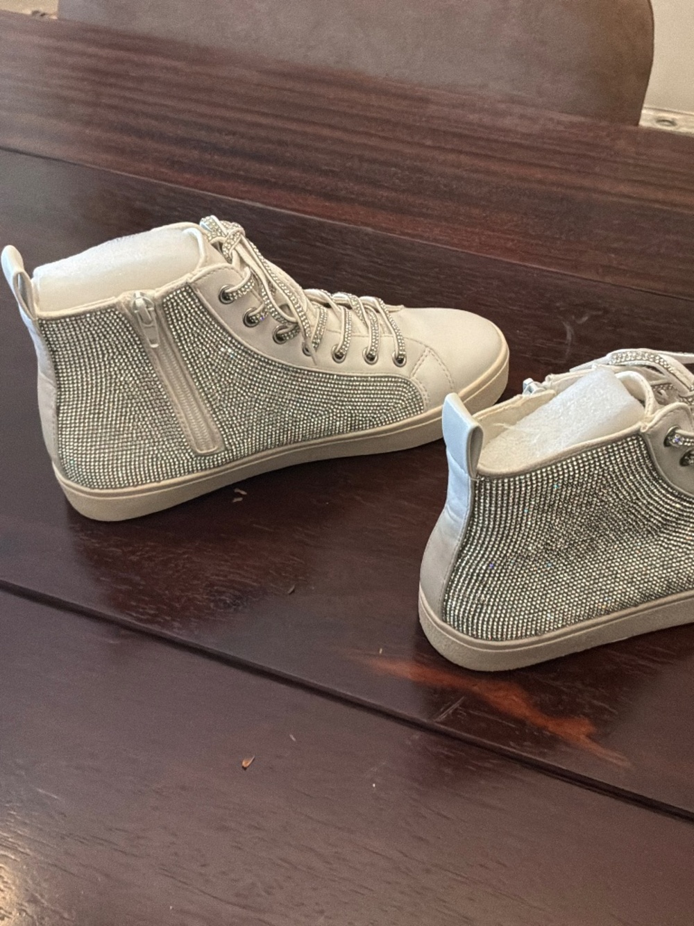 Steve Madden rhine stone sneakers